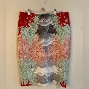 Yigal Azrouel Geometric Pencil Skirt, No size tag